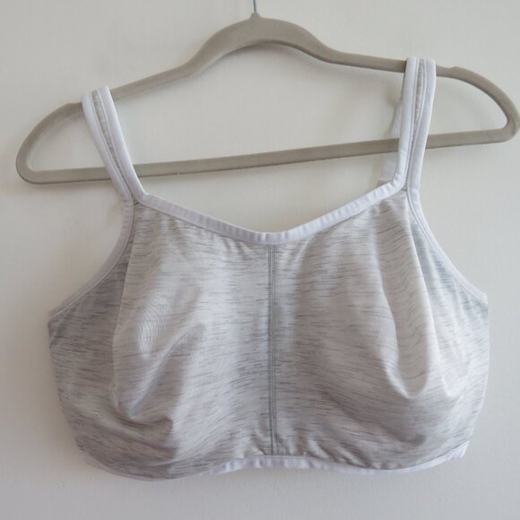 NATORI Yogi Underwire Sports Bra in Feather Gray White - Size 36DDD - Picture 2 of 13